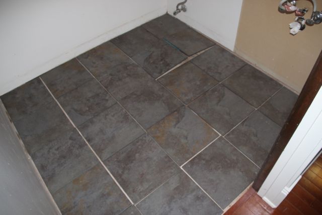 rough tile layout